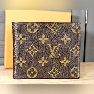 Authentic LOUIS VUITTON Monogram Porte Monet Bifold Vintage Wallet